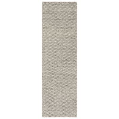 Elarune Warm Naturals Pave Handwoven Wool Area Rug