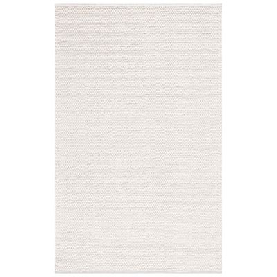 Elarune Creamy Neutrals Pave Handwoven Wool Area Rug