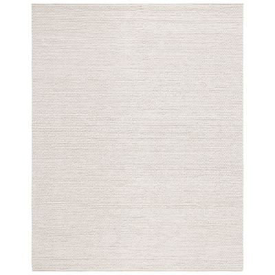 Elarune Creamy Neutrals Pave Handwoven Wool Area Rug
