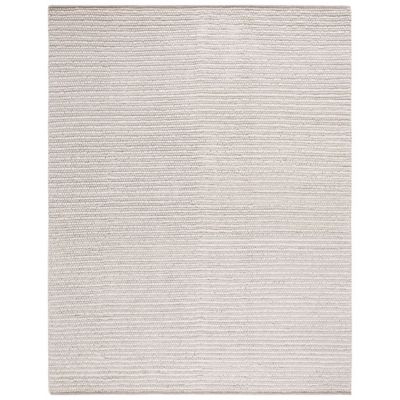 Elarune Creamy Neutrals Pave Handwoven Wool Area Rug