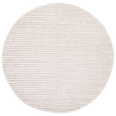 Elarune Creamy Neutrals Pave Handwoven Wool Area Rug