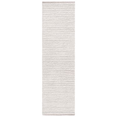Elarune Creamy Neutrals Pave Handwoven Wool Area Rug