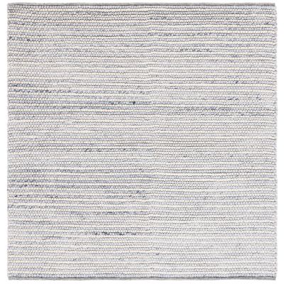 Elarune Creamy Neutrals Pave Handwoven Wool Area Rug