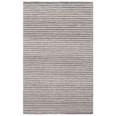 Elarune Creamy Neutrals Pave Handwoven Wool Area Rug