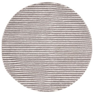 Elarune Creamy Neutrals Pave Handwoven Wool Area Rug
