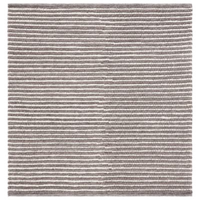 Elarune Creamy Neutrals Pave Handwoven Wool Area Rug