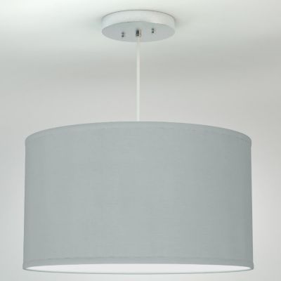 Bryce Linen Drum Pendant