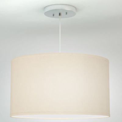 Bryce Linen Drum Pendant