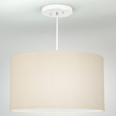 Bryce Linen Drum Pendant