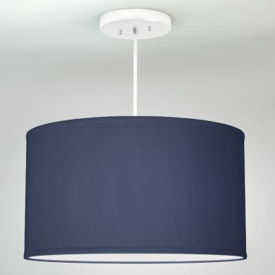 Bryce Linen Drum Pendant