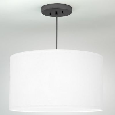 Bryce Linen Drum Pendant