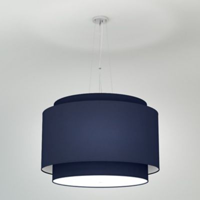 Linen drum deals chandelier