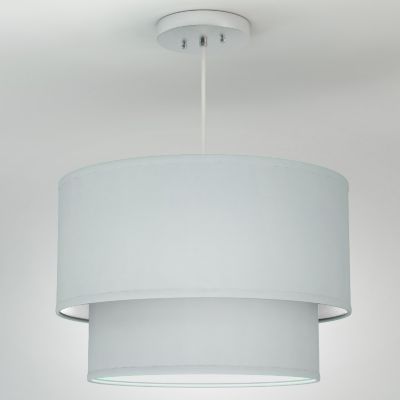 Philip Linen Drum Pendant