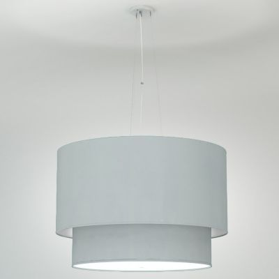 Philip Linen Drum Pendant