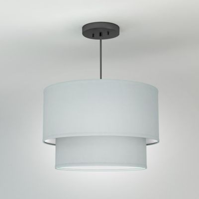 Philip Linen Drum Pendant