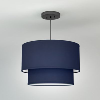 Philip Linen Drum Pendant