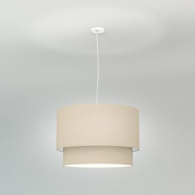 Philip Linen Drum Pendant
