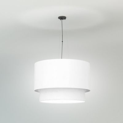 Philip Linen Drum Pendant