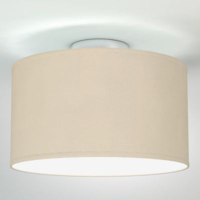 Stacey Linen Semi-Flushmount