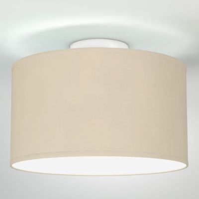 Stacey Linen Semi-Flushmount