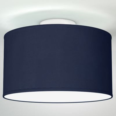 Stacey Linen Semi-Flushmount
