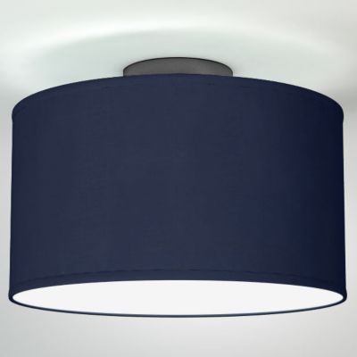 Stacey Linen Semi-Flushmount