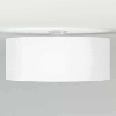 Stacey Linen Semi-Flushmount