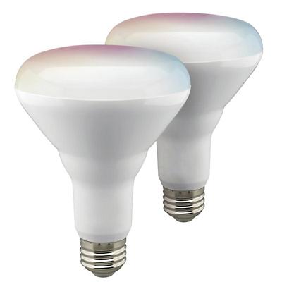 9.5W 120V BR30 E26 Tunable White and RGB Smart LED Bulb