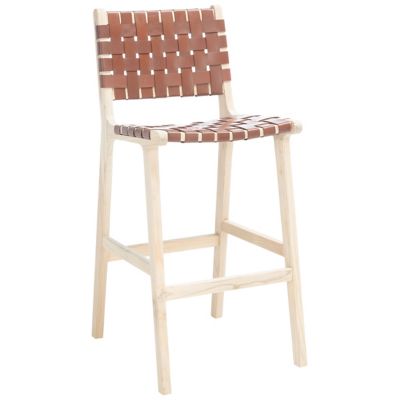 Heloisa Leather Bar Stool