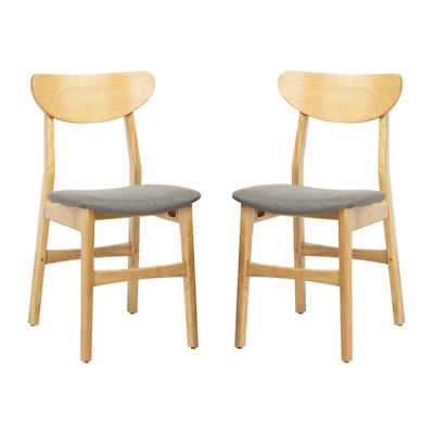 Heitor Retro Upholstered Dining Chair, Set of 2