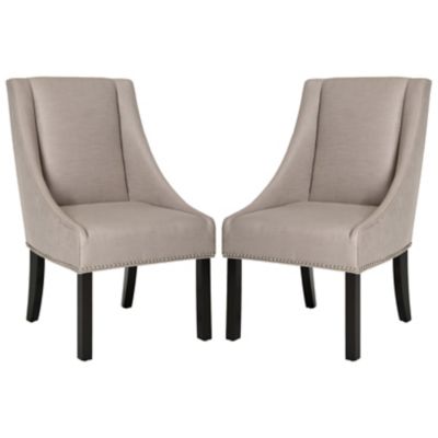Soraia 20-Inch H Sloping Arm Dining Chair, Set of 2