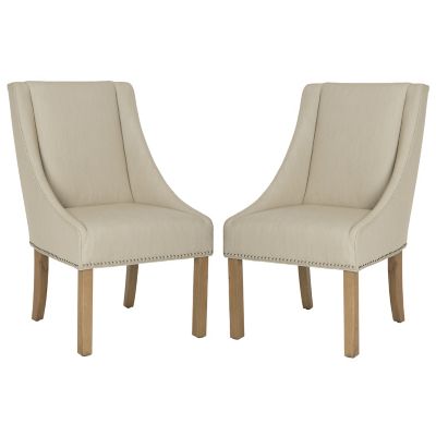 Soraia 20-Inch H Sloping Arm Dining Chair, Set of 2
