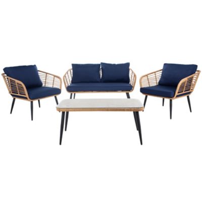 Conkling Outdoor 4 Pcs Living Set