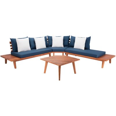 Drumm Outdoor 4 Pcs Corner Living Set