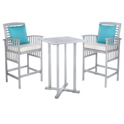 Hardie 3 Pc Outdoor Bar Height Bistro Set