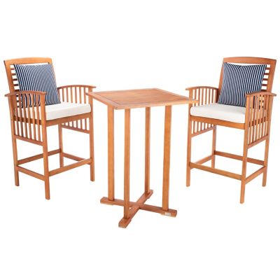 Hardie 3 Pc Outdoor Bar Height Bistro Set