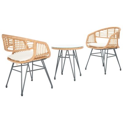 Clementina 3 PC Outdoor Lounger Set