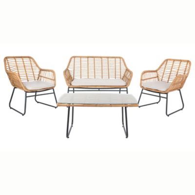 Lapham Outdoor 4 Pcs Living Set