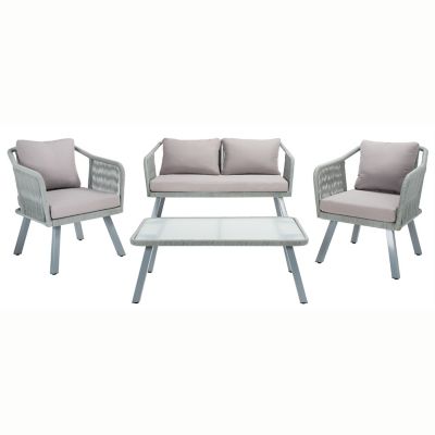 Madrone 4 PC Rope Outdoor Living Set