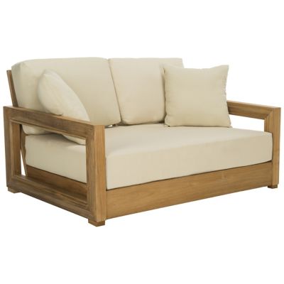 Anglim Outdoor Brazilian Teak 2-Seat Sofa