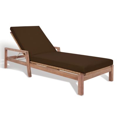 Deerben Wicker Outdoor Sun Lounger