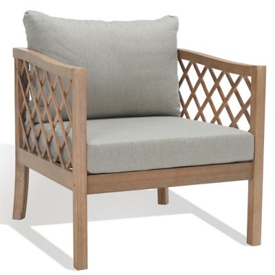 Garza Wood Outdoor Patio Lounge Chair