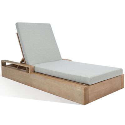 Gravevine Wood Outdoor Chaise Lounge Chair