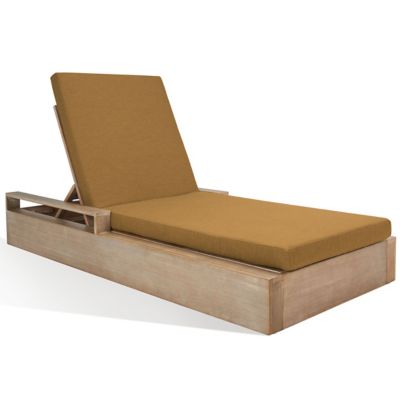 Gravevine Wood Outdoor Chaise Lounge Chair
