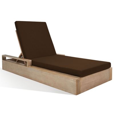 Gravevine Wood Outdoor Chaise Lounge Chair