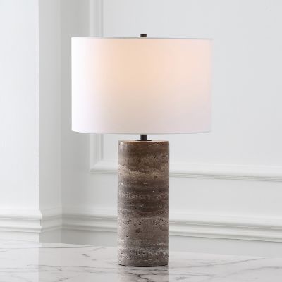 Shown in Dark Brown finish, in use, lit