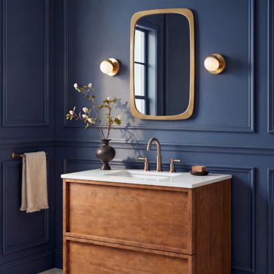 Shown in Oak with White finish, 36 inch size, in use