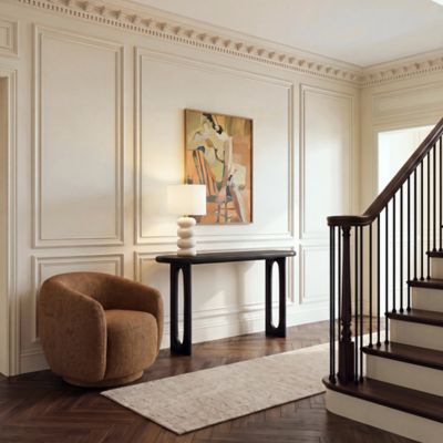 Shown in Light Brown with Ivory color, 2 Ft. 3 In. x 8 Ft. Runner size, in use