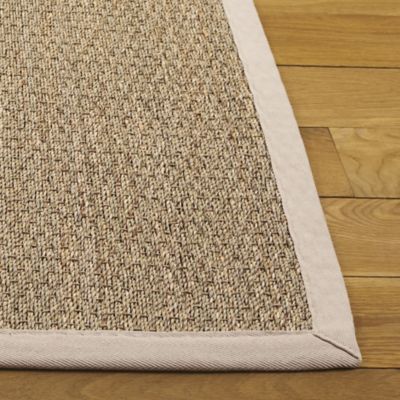 Shown in Natural with Ivory Border color, Detail view