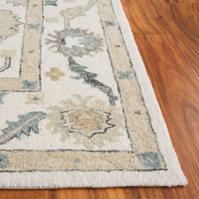 Shown in Ivory with Beige color, Detail view